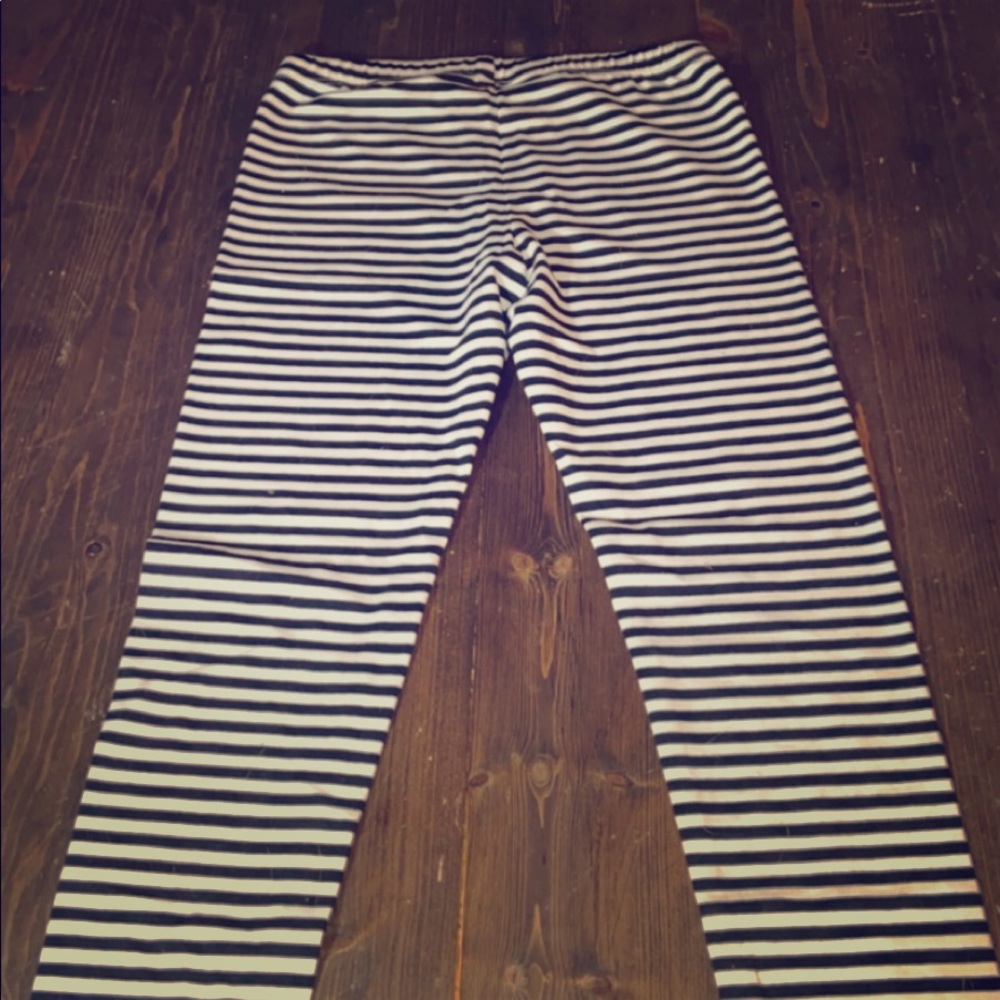 Kids size stripped leggings